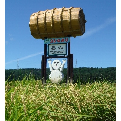 魚沼の宝物(R)　嘉六米魚沼産コシヒカリ10kg(5kg×2袋)