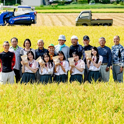 【毎月定期便】女子高生×雪の魚沼!県認証特栽魚沼コシ3kg+みそ各1×12全12回