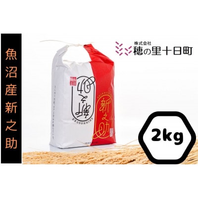 令和7年産【10月発送開始】魚沼産【新之助】精米2Kg