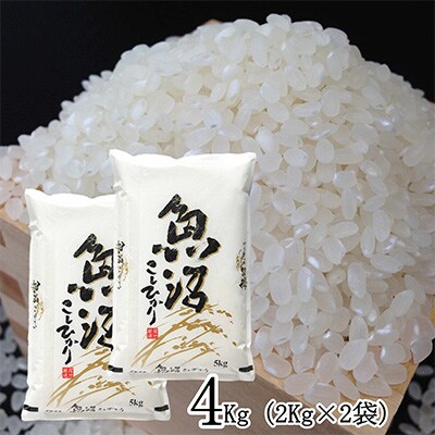 2023年11月発送開始『定期便』【雪国逸品4Kg】 越後妻有の郷 魚沼十日町産コシヒカリ全6回