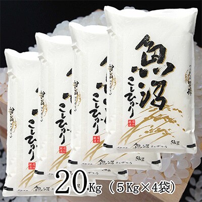 2023年10月発送開始『定期便』【雪国逸品20Kg】 越後妻有の郷 魚沼十日町産コシヒカリ全3回