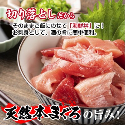【熨斗付き】天然本マグロ 切り落とし 赤身 中トロ 150g×2パック 計300g 新潟県十日町市
