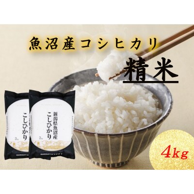 魚沼産コシヒカリ　2kg×2