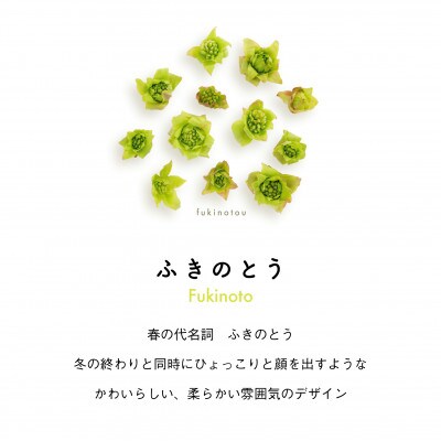 着る山菜!【ふきのとうTシャツ・ホワイト】XLサイズ