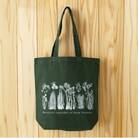 着る山菜!【山菜図鑑トートバッグ・グリーン】Mサイズ