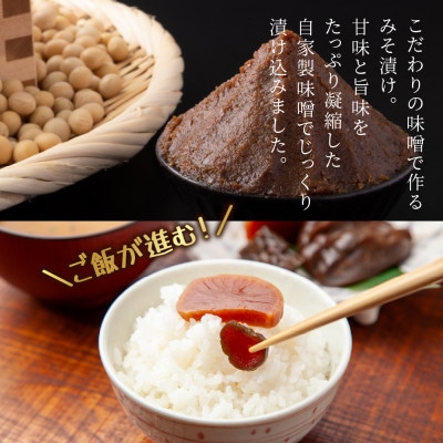 みそ漬け 野菜 4種 各1個 計4個 高長醸造場 新潟県 十日町市