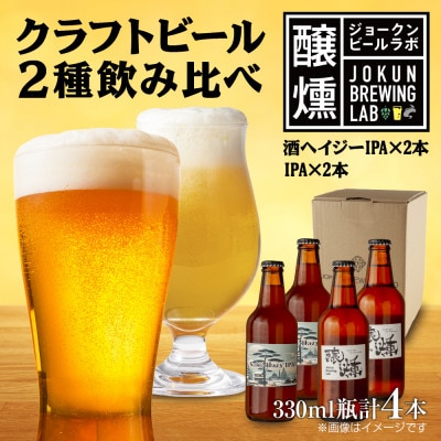 クラフトビール 2種 330ml 計4本 酒ヘイジーIPA IPA(瓶ビール )新潟県 十日町市