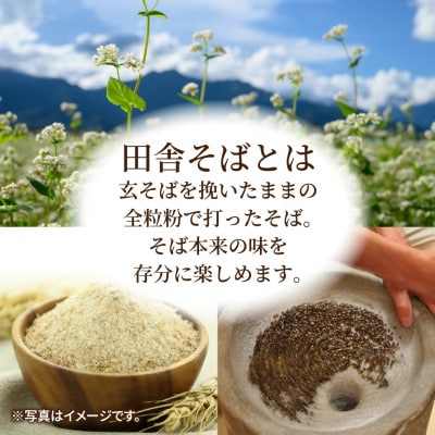 【直志庵さがの】冷凍生そば 田舎そば 2人前 全粒粉 手打ち つゆ付き