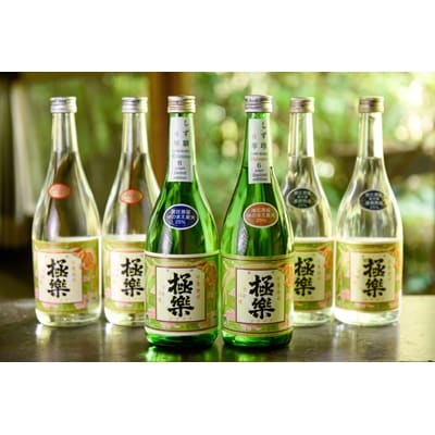 球磨焼酎「極楽」「しず馴」「しず玲」セット(6本入り)