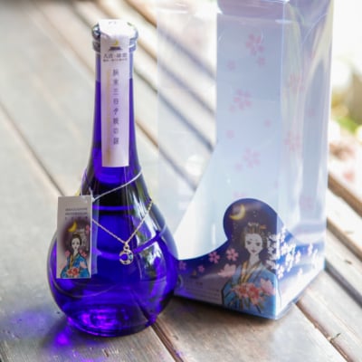 球磨焼酎「極楽　三日月姫の涙　瑠璃」500ml(人吉・球磨　風水祈りの浄化町)