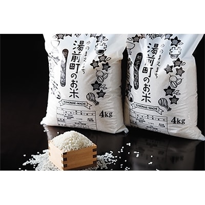 2021年8月発送開始『定期便』湯前町産にこまる(4kg×2袋・精米)全3回