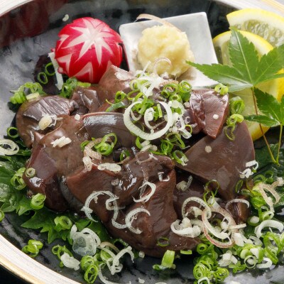 【訳あり】馬レバー刺し切り落とし 約300g(湯前町)