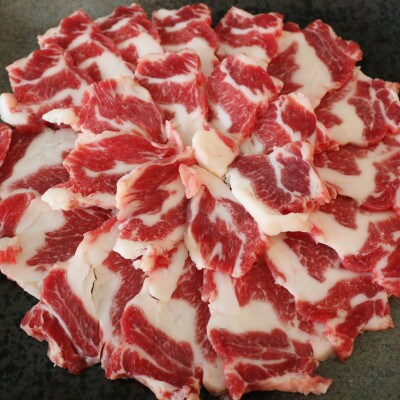【毎月定期便】【熊本　と畜】馬肉　サガリ　カルビ焼肉用(ヒモ肉)　300g(湯前町)全3回