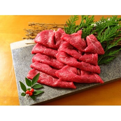 あか牛モモしゃぶしゃぶ用 400g 煎り酒付き(湯前町)