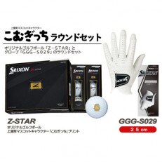 スリクソン Z STAR 1ダースとゴルフグローブ25cm(GGG-S029)1枚のラウンドセット
