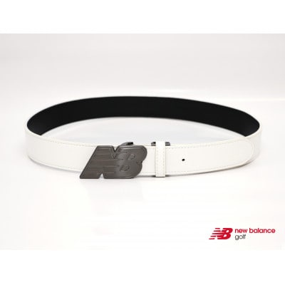 ニューバランスゴルフ　バックルベルト　メンズ　ホワイト　0123982003　new balance
