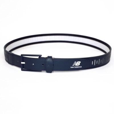 ニューバランスゴルフ　レーザーカット　シンセティックメッシュベルト　ネイビー　012-6182002