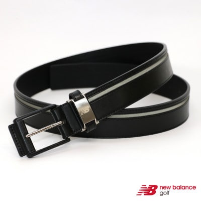 ニューバランスゴルフ　シンセティックレザーラインベルト　Unisex　ブラック　6982002