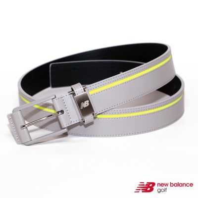 ニューバランスゴルフ　シンセティックレザーラインベルト　Unisex　グレー　6982002