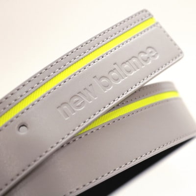 ニューバランスゴルフ　シンセティックレザーラインベルト　Unisex　グレー　6982002