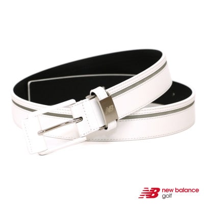 ニューバランスゴルフ　シンセティックレザーラインベルト　Unisex　ホワイト　6982002