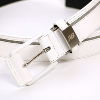ニューバランスゴルフ　シンセティックレザーラインベルト　Unisex　ホワイト　6982002