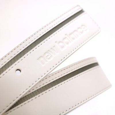 ニューバランスゴルフ　シンセティックレザーラインベルト　Unisex　ホワイト　6982002