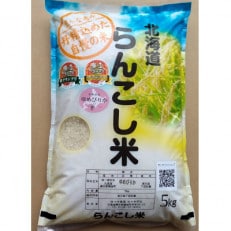 【先行受付中】新米 令和5年産 らんこし米 蘭越ささき農園 精米 ゆめぴりか5kg