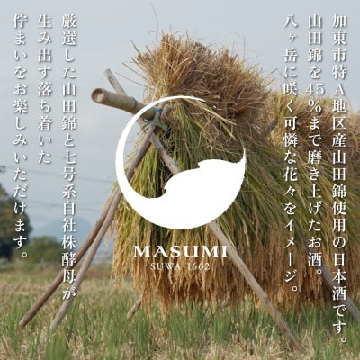 真澄 純米大吟醸 山花 720ml 宮坂醸造〔加東市特A地区産山田錦使用〕