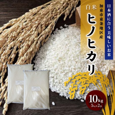 訳あり 無地袋梱包 《令和7年産》日本酒に合うヒノヒカリ　白米10kg(5kg×2)