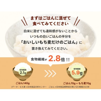 国産蒸しもち麦　70g×24袋セット