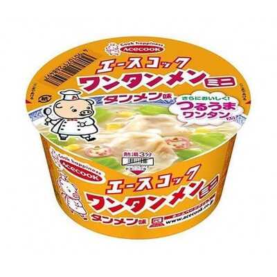 エースコック ミニワンタンメン タンメン味 39g×12個入