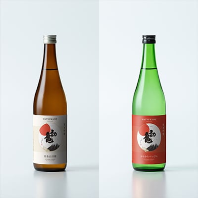 初亀 純米吟醸 東条山田錦 ・ からからべっぴん 飲み比べ 2種セット　各720ml