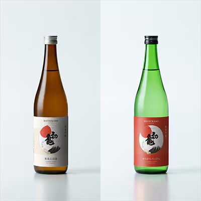 初亀 純米吟醸 東条山田錦 ・ からからべっぴん 飲み比べ 2種セット　各720ml