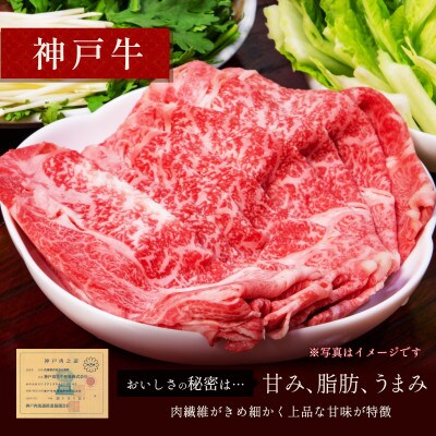 【和牛セレブ】 神戸牛　すき焼き & しゃぶしゃぶ セット 【 肩ロース 】 500g