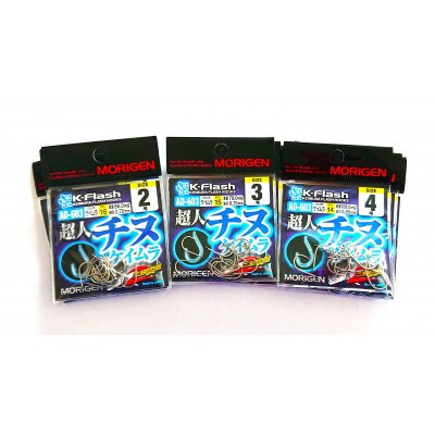 もりげん(MORIGEN)　釣針　超人チヌ　ケイムラ　9枚セット(2号・3号・4号/各3枚)