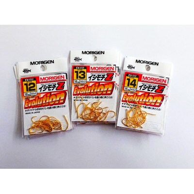 もりげん(MORIGEN)　釣針　イシモチZ　9枚セット(12号・13号・14号/各3枚)