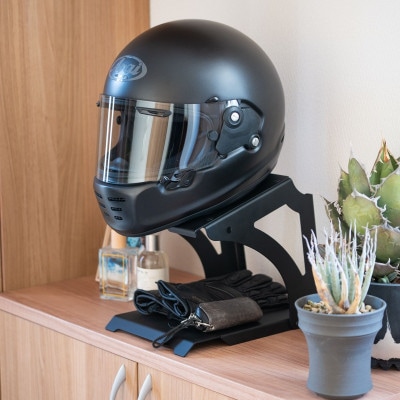 《セット品》ヘルメットスタンド View Xiar+オプションパーツ「棚受け」