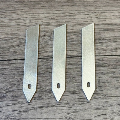 『 プランツタグ 90 』30本セット 植物ラベル ステンレス製 バイブレーション仕上げ