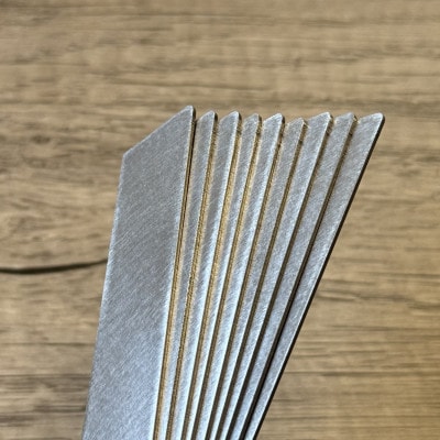 『 プランツタグ 90 』30本セット 植物ラベル ステンレス製 バイブレーション仕上げ