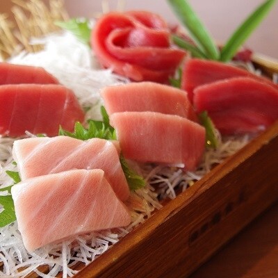 こしき本マグロ(三種セット)600g 約3~5人前 C-202