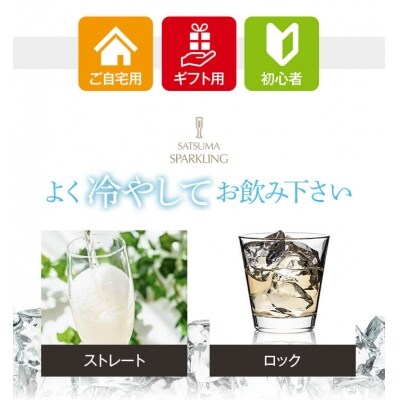 薩摩スパークリング梅酒&薩摩スパークリングゆずどん　山元酒造　A-427　