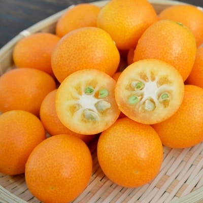 ＼皮までまるごと/鹿児島県産きんかんいりき【3L・32玉入】金柑 JA北さつま　AS-2233