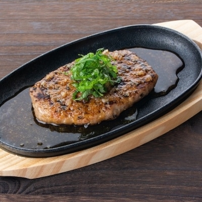 鹿児島県産黒豚ステーキハンバーグ10個入り　BS-331