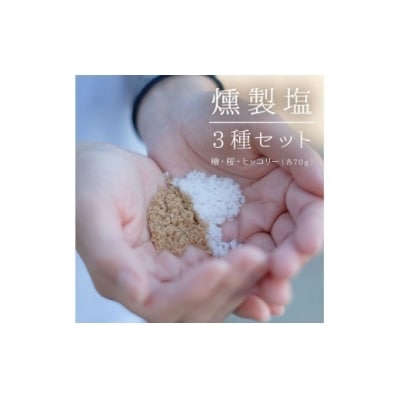  燻製塩3種(桜・檜・ヒッコリー) ZS-641