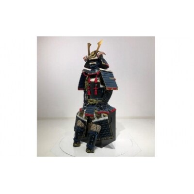 紺糸威大袖黒二枚胴具足　W-202