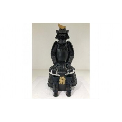 黒糸威縦矧二枚胴具足  W-401　