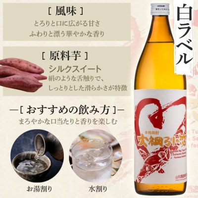 大綱引の恋 900ml 紅・白ラベル各1本 山元酒造　AS-2018