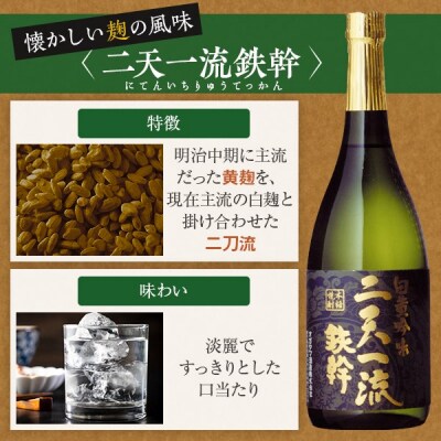 さつまげんち・二天一流鉄幹飲み比べセット 各720ml AS-516