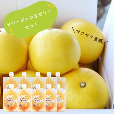 訳あり】飲むみかんゼリーとサワーポメロのセット(ご家庭用)SDGs